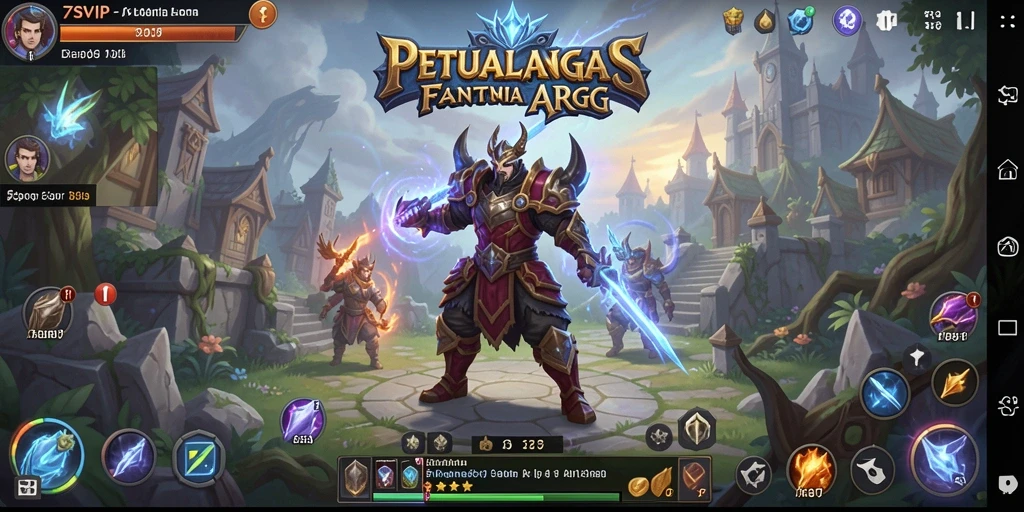 Tampilan gameplay seru di dunia fantasi 7SVIP.