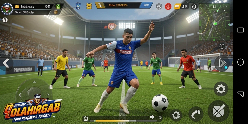 Tampilan menakjubkan dari gameplay 8II dalam aksi olahraga