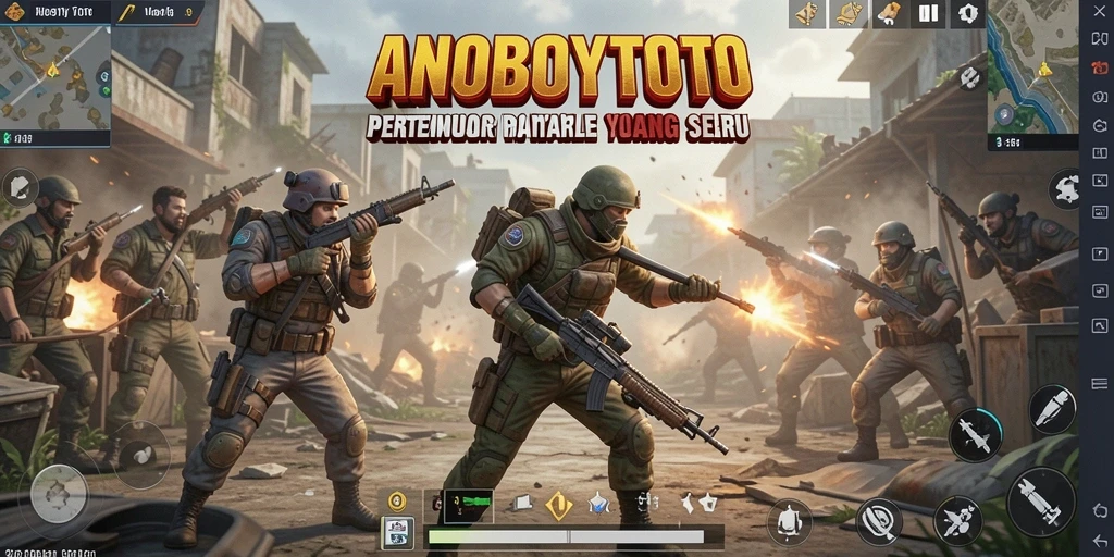 Tampilan gameplay ANOBOYTOTO yang mendebarkan saat bertempur.