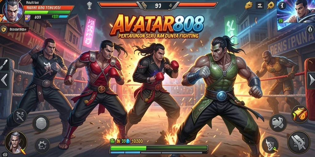 Tampilan menarik dari pertarungan seru di AVATAR808.