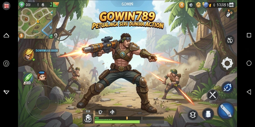 Tampilan gameplay menegangkan dalam GOWIN789 dengan berbagai aksi seru.