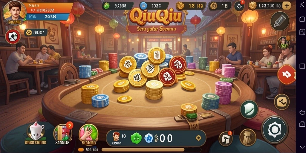 Tampilan gameplay seru H03 QiuQiu yang menarik.