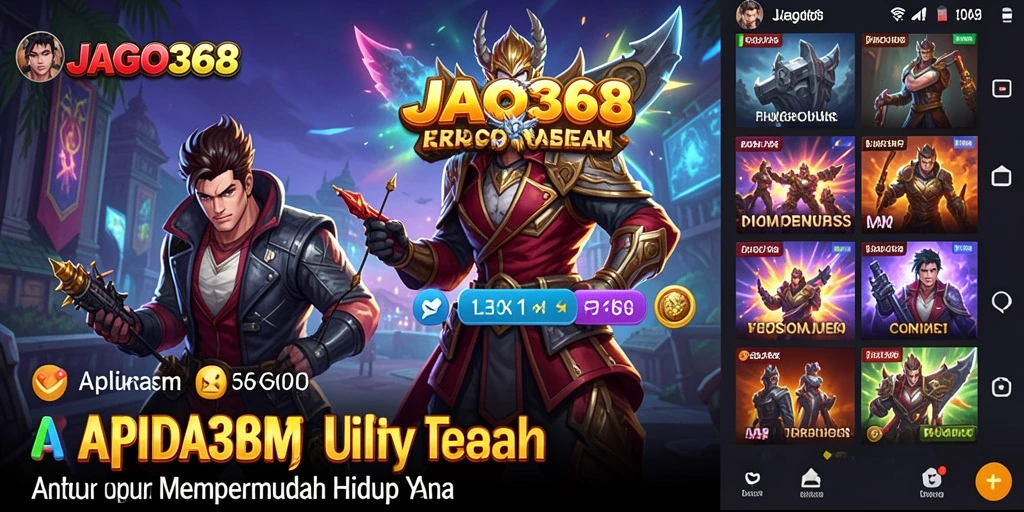 Tampilan antarmuka JAGO368 yang menarik dan fungsional.