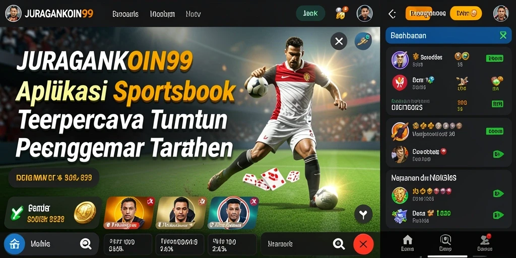 Tampilan antarmuka JURAGANKOIN99 saat melakukan taruhan olahraga.