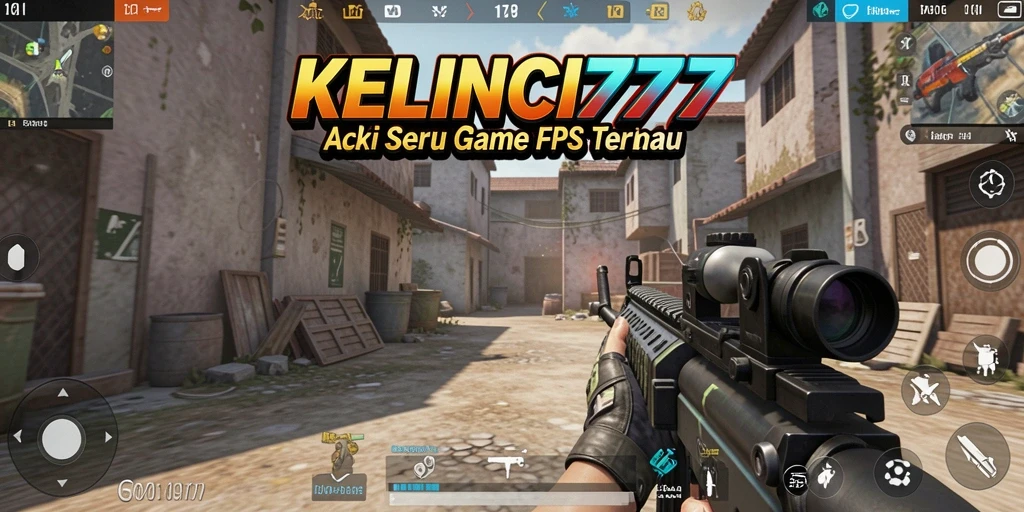 Screenshot KELINCI777 menampilkan aksi gameplay FPS yang mendebarkan.