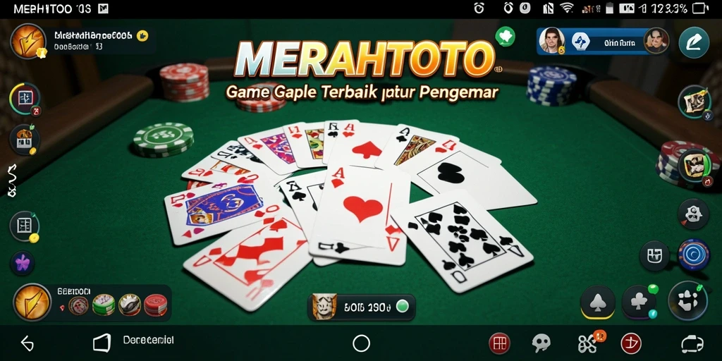 Tampilan gameplay seru di MERAHTOTO dengan teman-teman.