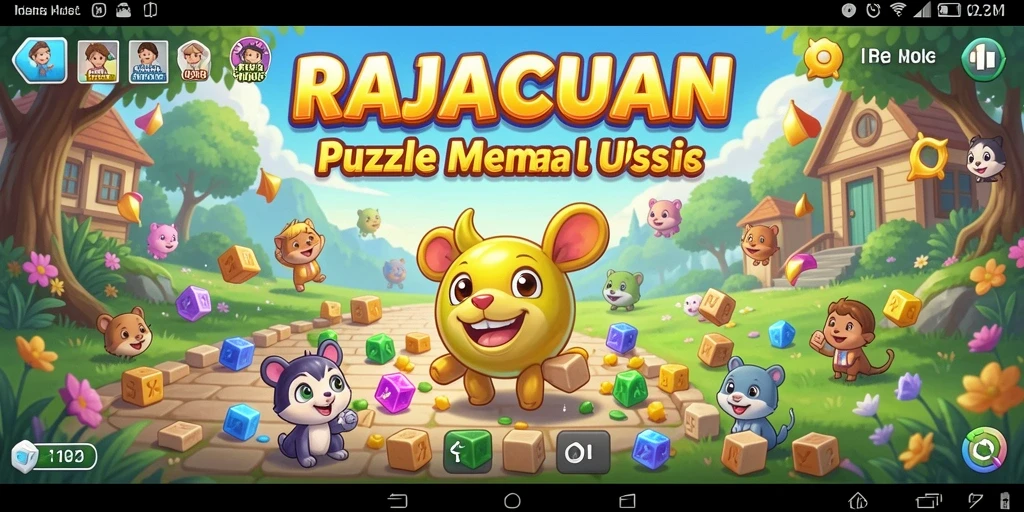 Tampilan gameplay RAJACUAN yang menantang dan interaktif.