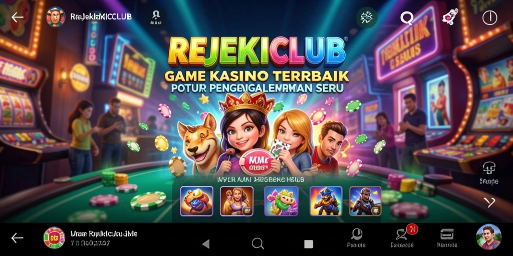 Tampilan gameplay seru dari REJEKICLUB yang menggugah selera.
