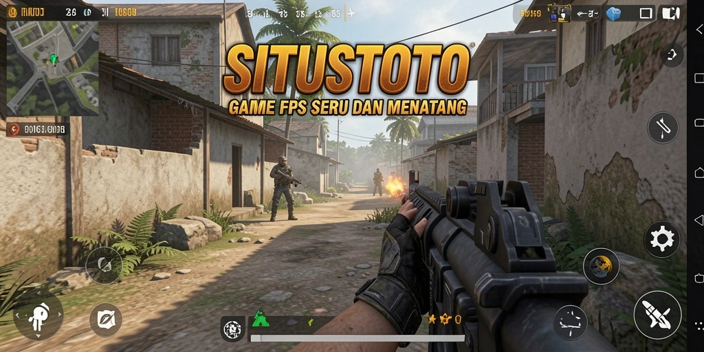 Gambaran aksi penuh dari permainan SITUSTOTO yang intens.